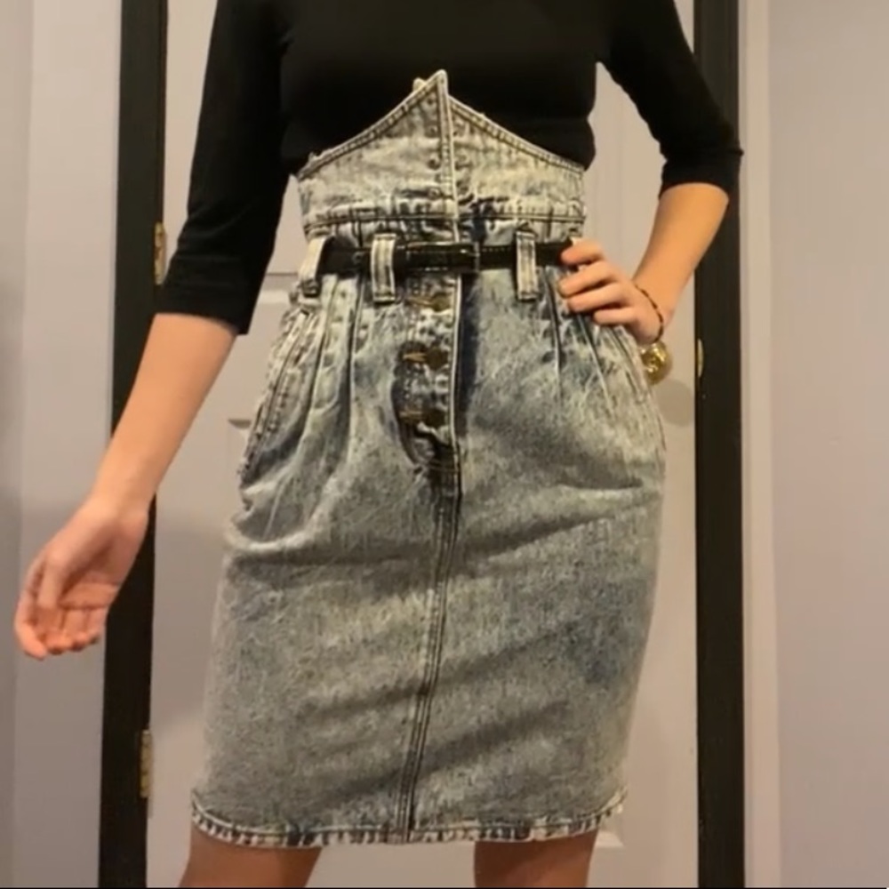 Vintage Limited Express denim skirt